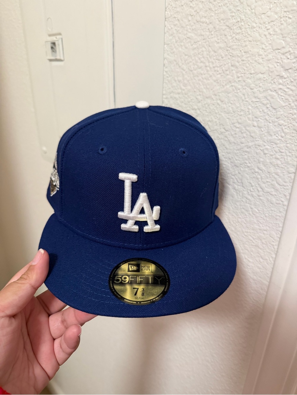 New Era LA Dodgers Fitted Cap - Navy/White